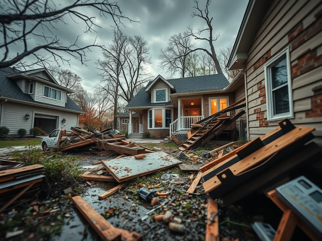 Storm Natural Disaster Damage