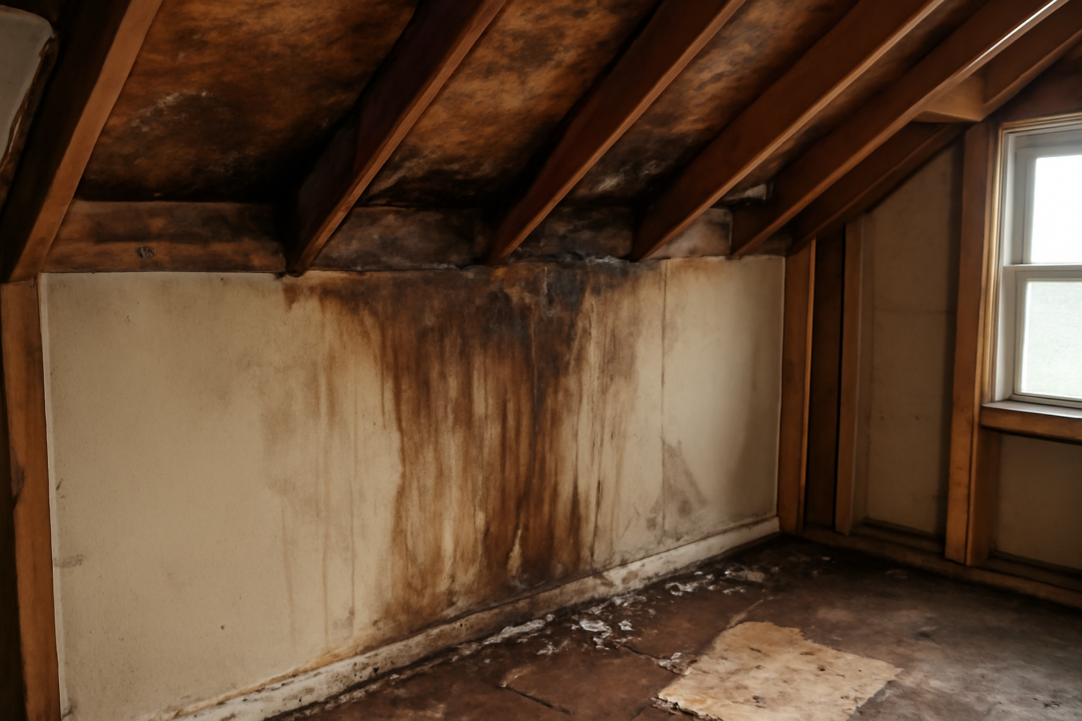 Attic Water Removal in Arlington, WA